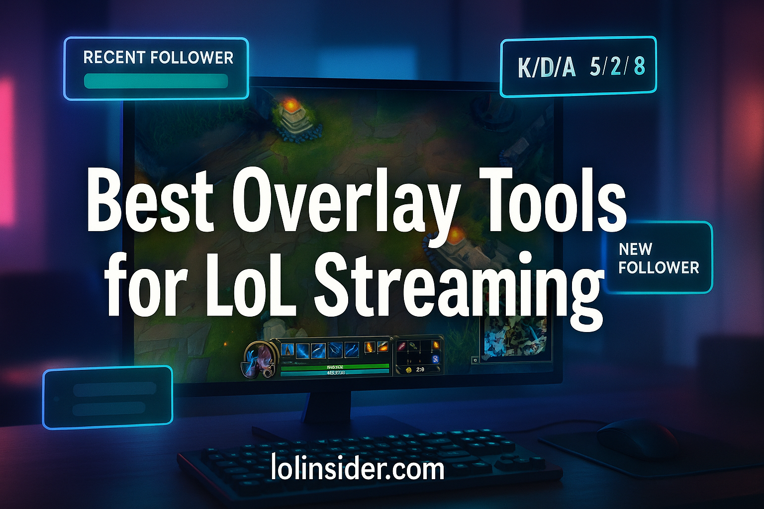 You are currently viewing Best Overlay Tools for LoL Streaming