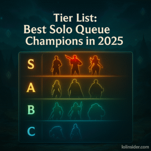 Read more about the article Tier List: Best Solo Queue Champions in 2025