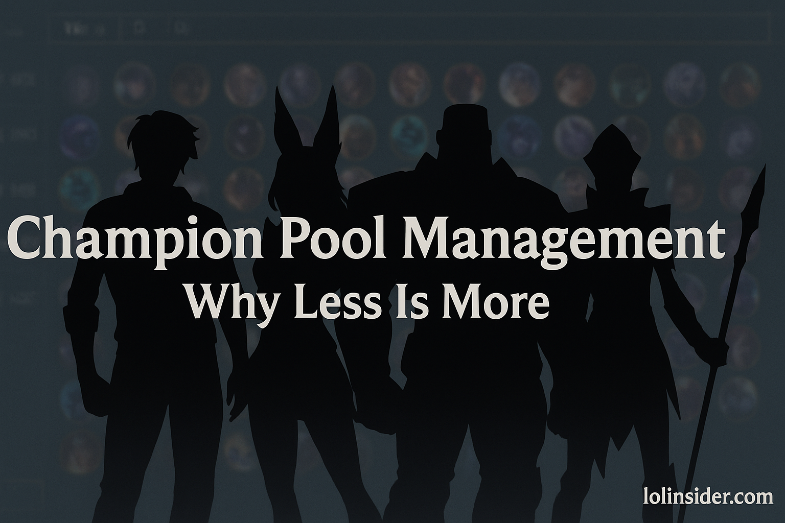 Read more about the article Champion Pool Management: Why Less Is More