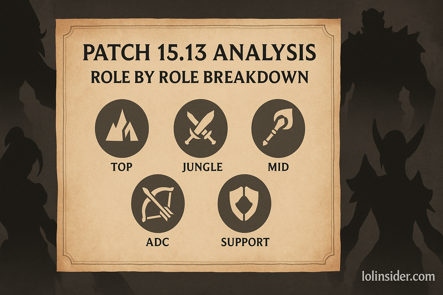 Read more about the article Patch 15.13 Analysis: Role by Role Breakdown